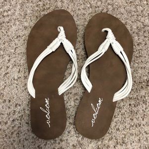 Volcom sandals!